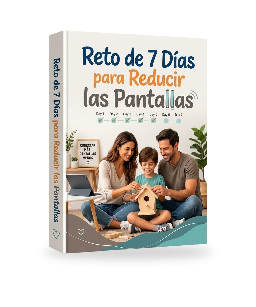 Cuadernillo Reto de 7 Días para Reducir Pantallas